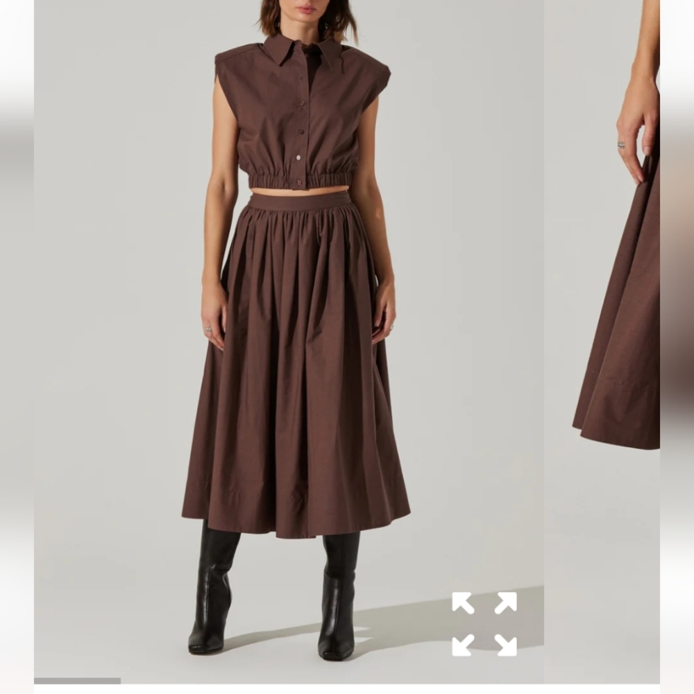 Astr 2 Piece Top And Skirt